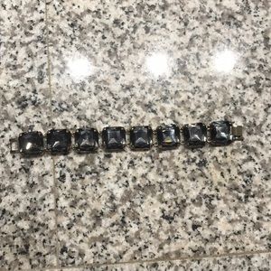 JCREW Gray Jeweled Bracelet